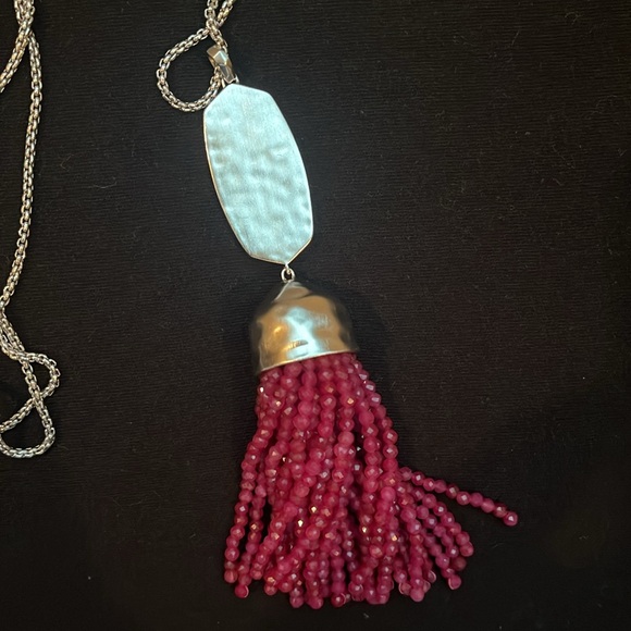 Kendra Scott Monroe Necklace Silver - Picture 2 of 6